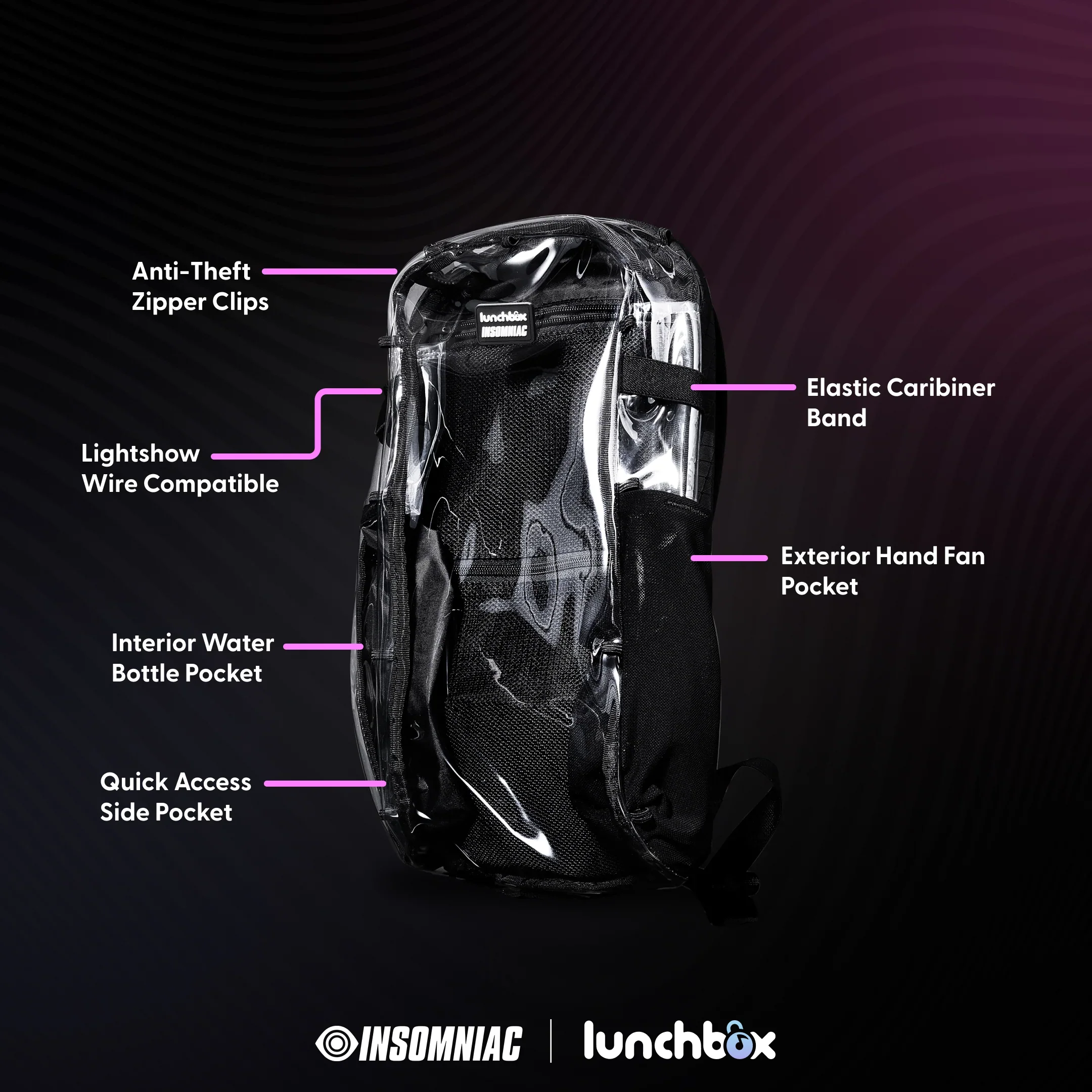 Clear Lite Pack l Insomniac x Lunchbox - Image 3