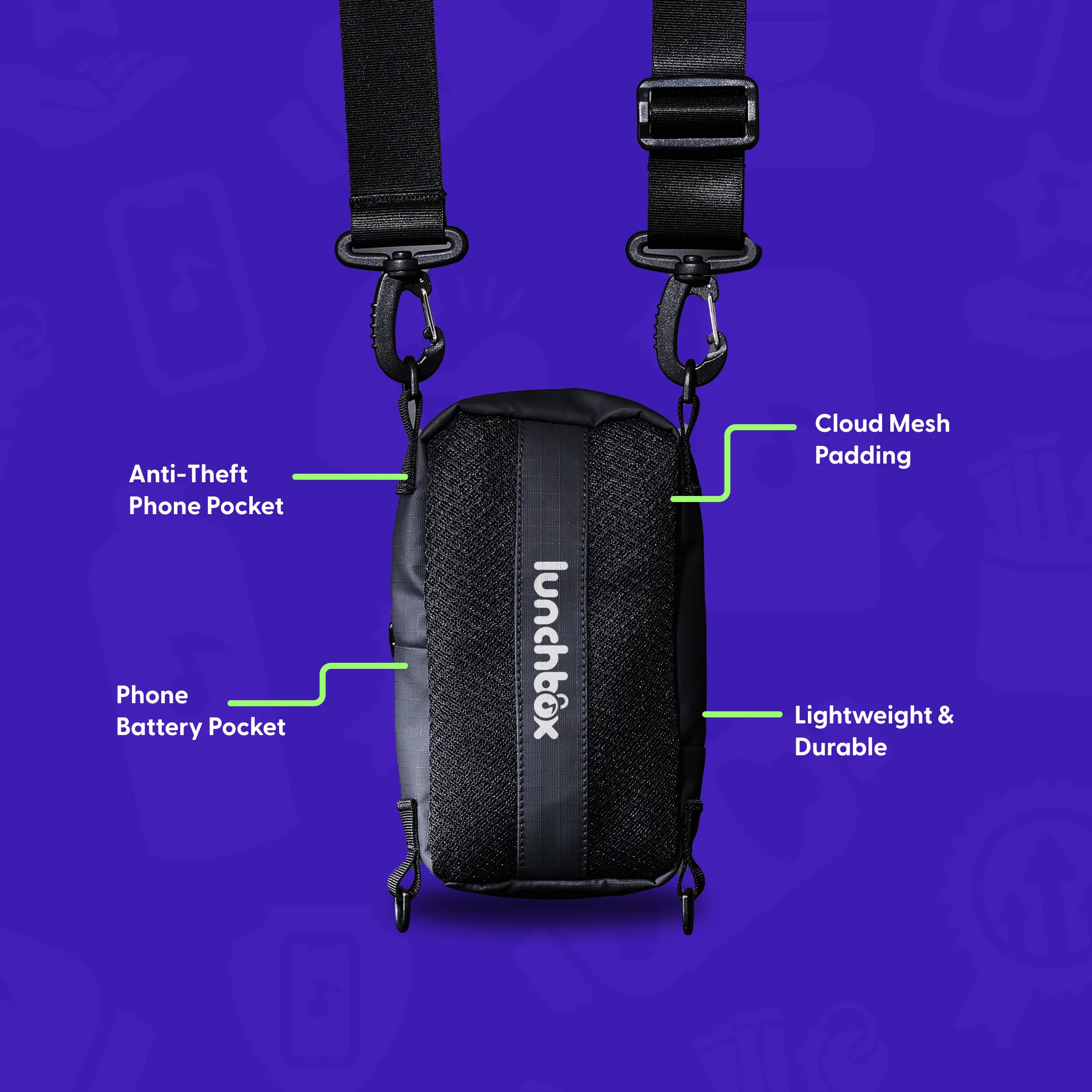 Lunchbox Phone Satchel - Image 3